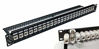 Picture of Electriduct 24-Port CAT6A Unshielded 1U Patch Panel 19-Inch Loaded w/Tool-Less Keystone Jacks Rackmount or Wallmount