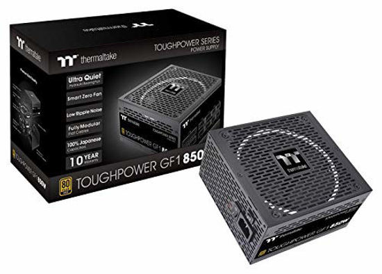 Picture of Thermaltake Toughpower GF1 850W 80+ Gold SLI/Crossfire Ready Ultra Quiet 140mm Hydraulic Bearing Smart Zero Fan Full Modular Power Supply 10 Year Warranty PS-TPD-0850FNFAGU-1