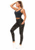 Picture of THE GYM PEOPLE Thick High Waist Yoga Pants with Pockets, Tummy Control Workout Running Yoga Leggings for Women (Small, Army Green Camo)