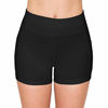 Picture of ALWAYS Women's 3" Bike Shorts with Pockets - High Waist Compression Running Workout Athletic Yoga Pants Black L