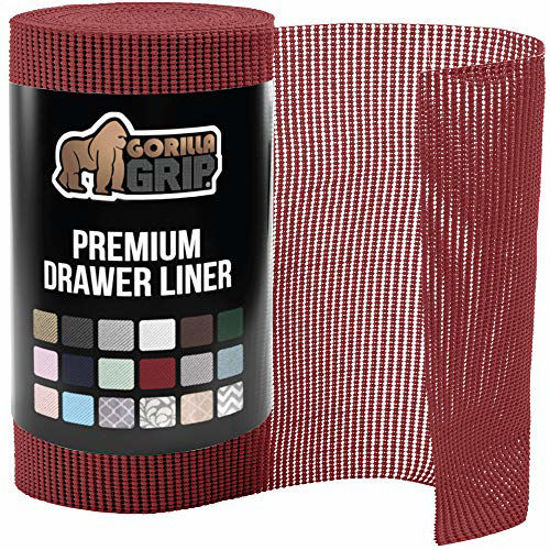 Drawer and Shelf Liner, Non Adhesive Roll, 17.5 Inch x 10 FT