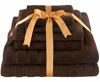 Picture of American Soft Linen 6-Piece 100% Turkish Genuine Cotton Premium & Luxury Towel Set for Bathroom & Kitchen, 2 Bath Towels, 2 Hand Towels & 2 Washcloths [Worth $72.95] - Chocolate Brown