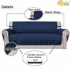 Picture of Easy-Going Sofa Slipcover Reversible Sofa Cover Water Resistant Couch Cover with Foam Sticks Elastic Straps Furniture Protector for Pets Kids Children Dog Cat(Sofa, Navy/Ivory)