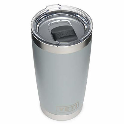 Picture of YETI Rambler 20 oz Tumbler, Stainless Steel, Vacuum Insulated with MagSlider Lid, Granite Gray