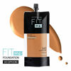 Picture of Maybelline New York Maybelline Fit Me Matte + Poreless Liquid Foundation, Face Makeup, Mess-Free No Waste Pouch Format, Normal to Oily Skin Types, 340 CAPPUCCINO, 1.3 Fl Oz