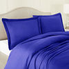 Picture of Nestl Duvet Cover 3 Piece Set - Ultra Soft Double Brushed Microfiber Hotel Collection - Comforter Cover with Button Closure and 2 Pillow Shams, Royal Blue - Queen 90"x90"