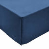 Picture of AmazonBasics Pleated Bed Skirt - King, Navy Blue