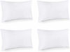 Picture of Utopia Bedding Throw Pillows Insert (Pack of 4, White) - 12 x 20 Inches Bed and Couch Pillows - Indoor Decorative Pillows