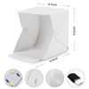 Picture of Depthlan Folding Photo Studio Kit Box with LED Light for Photographing Shooting Tent for Small Size Itemsv