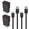 Picture of 2 Pack Charger Cord for Amazon Fire TV Stick, Fire Tablet, Android Phone AC/DC Home Wall Adapter Cable