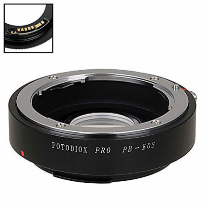 Picture of Fotodiox Pro Lens Mount Adapter Compatible with Praktica B (PB) SLR Lens to Canon EOS (EF, EF-S) Mount D/SLR Camera Body - with Gen10 Focus Confirmation Chip