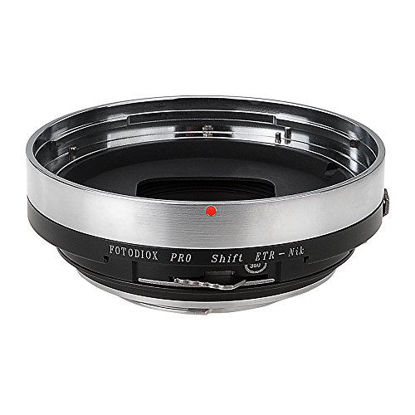 Picture of Fotodiox Pro Lens Mount Shift Adapter - Bronica ETR Mount Lens to Nikon F Mount SLR Camera Body