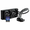 Picture of ARCTIC Liquid Freezer II 240 - Multi Compatible All-in-One CPU AIO Water Cooler, Compatible with Intel & AMD, Efficient PWM Controlled Pump, Fan Speed: 200-1800 RPM (Controlled via PWM) - Black