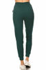 Picture of Leggings Depot JGA128-FORESTGREEN-M Solid Jogger Track Pants w/Pockets, Medium