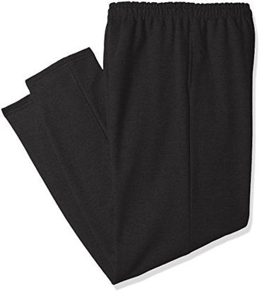 Picture of Gildan Men's Fleece Open Bottom Pocketed Pant, Black, X-Large