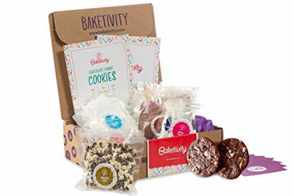 Picture of BAKETIVITY Kids Baking DIY Activity Kit - Bake Delicious Chocolate Chunk Cookies with Pre-Measured Ingredients - Best Gift Idea for Boys and Girls Ages 6-12