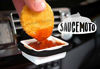 Picture of Saucemoto Dip Clip | An in-car sauce holder for ketchup and dipping sauces. As seen on Shark Tank (2 Pack, Gray)