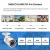 Picture of ZOSI 2.0MP HD 1080p 1920TVL Security Camera Outdoor Indoor (Hybrid 4-in-1 HD-CVI/TVI/AHD/960H Analog CVBS),36PCS LEDs,120ft IR Night Vision,105° View Angle Weatherproof Surveillance CCTV Bullet Camera