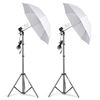 Picture of Emart Photography Umbrella Lighting Kit, 400W 5500K Photo Portrait Continuous Reflector Lights for Camera Video Studio Shooting Daylight