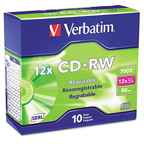 Picture of Verbatim 12x CD-RW Media