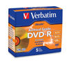 Picture of Verbatim DVD-R 4.7GB 8X UltraLife Gold Archival Grade - Branded Surface & Hard Coat - 5pk Jewel Case - 96320