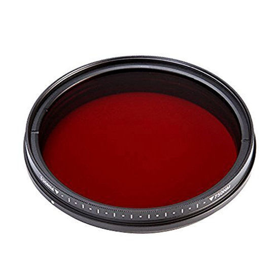 Picture of Fotga 58mm Six-in-One Adjustable Infrared IR Pass X-Ray Lens Filter 530nm to 750nm