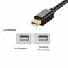 Picture of Mini DisplayPort to HDMI,Anbear Gold Plated Mini Display Port(ThunderboltTM Port Compatible) to HDMI HDTV Male to Female Adapter for Mac Book, iMac, and More, DP V1.2 Support