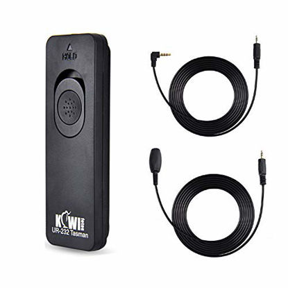 Picture of Kiwifotos RS-60E3 Remote Switch Shutter Release Cord for Canon EOS Rebel T6 T7 T5 T8i T7i T6s T6i T5i T4i T3i T2i T1i SL3 SL2 SL1,EOS 90D 80D 70D 77D 60D,EOS RP R M5 M6 Mark II SX70 HS SX60 HS & More