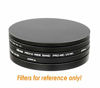 Picture of Fotasy 72mm Metal Filter Stack Caps, Filter Stack 72mm, Aluminum Alloy, Slim Stack fits 72mm UV CPL Fader ND Filter