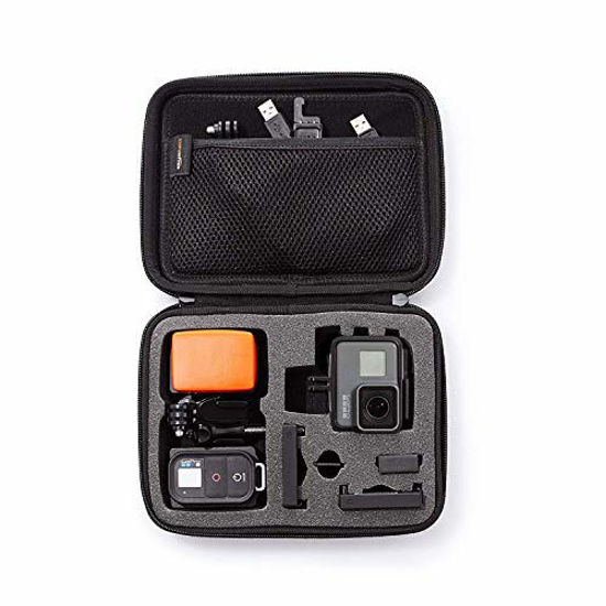 Picture of Amazon Basics Small Carrying Case for GoPro And Accessories - 9 x 7 x 2.5 Inches, Black