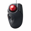 Picture of ELECOM Wired Finger-operated Large size Trackball Mouse 8-Button Function with Smooth Tracking, Precision Optical Gaming Sensor (M-HT1URBK)