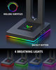 Picture of Blade Hawks RGB Gaming Headphone Stand with 3.5mm AUX and 2 USB Ports, Durable Headset Stand Holder for Bose, Beats, Sony, Sennheiser, Jabra, JBL, AKG, Fancy Gaming Accessories - HS18 (Only for PC)