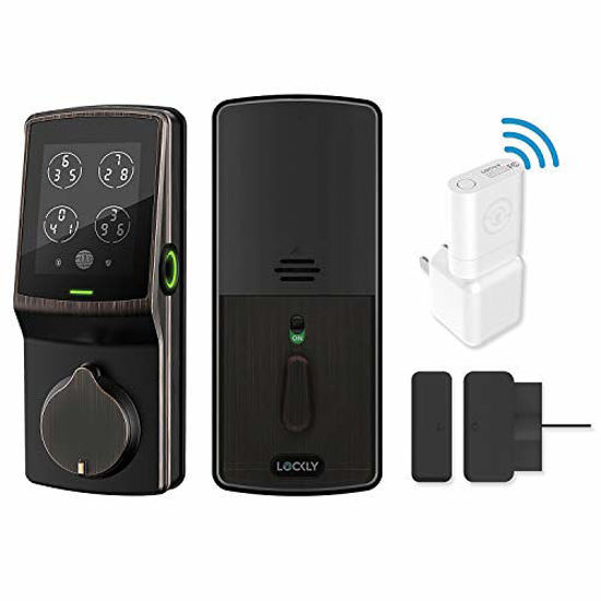 Picture of Lockly Secure Pro Dead Bolt Edition | Bluetooth Fingerprint WiFi Keyless Entry Smart Door Lock (PGD 728W) Patented Keypad | 3D Fingerprint Sensor | iOS Android Compatible (Dead Bolt, Venetian Bronze)