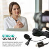 Picture of Movo Universal Lavalier USB Microphone for Computer with USB Adapter Compatible with Laptop, Desktop, PC and Mac, Smartphones, Cameras, Podcasting, Remote Work and Laptop Microphone (20-Foot Cord)