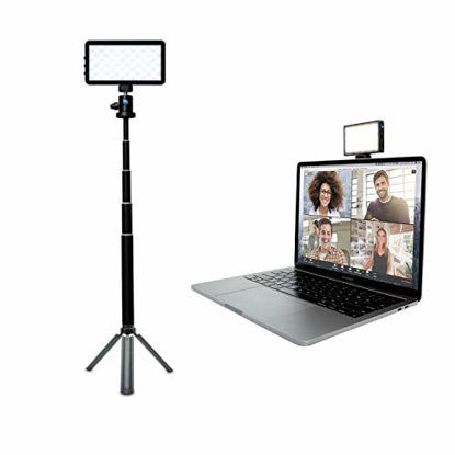 Picture of Lume Cube Broadcast Lighting Kit | Self Broadcasting and Live Streaming | Video Conferencing | Remote Working | Zoom Call Lighting