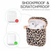 Picture of Airpod Case AIRSPO Airpods Case Cover for Apple AirPods 2&1 Cute Airpod Case for Girls Silicone Protective Skin Airpods Accessories with Keychain (Leopard Print)