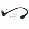 Picture of 90 Degree DP Male to DP Female Cable 30 CM/12 Inch, BolAAzuL Ultra Short Angled Displayport 1.4 Extension Cable Cord Audio and Video Extension Adapter Cable Compatible HP Dell Asus 8K/60Hz, 4K/144Hz