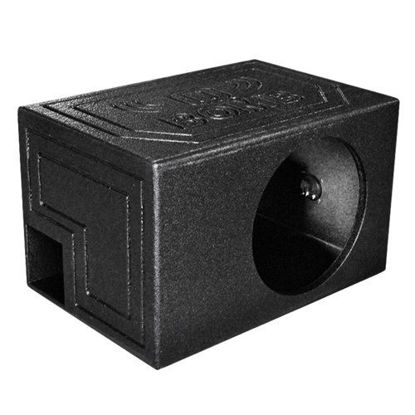 Picture of Q Power QBOMB12VL SINGLE Single 12-Inch Side Ported Speaker Box with Durable Bed Liner Spray