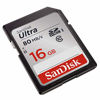 Picture of SanDisk Ultra 16GB Class 10 SDHC UHS-I Memory Card up to 80MB/s (SDSDUNC-016G-GN6IN)