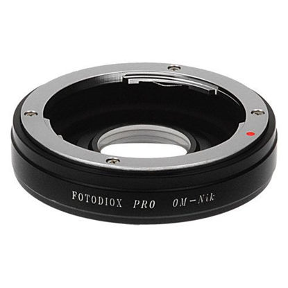 Picture of Fotodiox Pro Lens Mount Adapter, Selective 35mm Olympus Zuiko Lens to Nikon Camera Adapter (Please See Compatible Lens List), OM-Nikon Pro