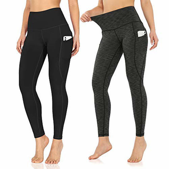 ODODOS High Waist Yoga Pants for Women with Pockets, Tummy Control Running  Spor