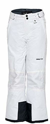 Picture of Arctix Kids Snow Pants with Reinforced Knees and Seat, White, X-Small Husky