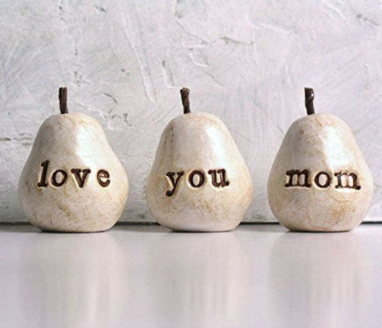 Picture of Gift for Mom, Love You Mom Pears, Mother's Day gift, Perfect Present for Mothers