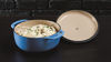 Picture of Lodge 4.5 Quart Enameled Cast Iron Dutch Oven. Blue Enamel Iron Dutch Oven (Carribbean Blue) -