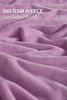 Picture of Bedsure Flannel Fleece Blanket Twin Size (60 x80 inch),Lilac Light Purple Lavender Violet Lightweight Blanket for Sofa, Couch, Bed, Camping, Travel - Super Soft Cozy Microfiber Blanket
