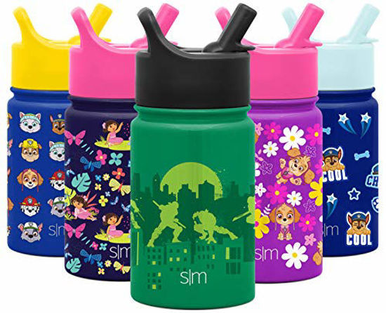 GetUSCart- Simple Modern Kids Water Bottle with Straw Lid