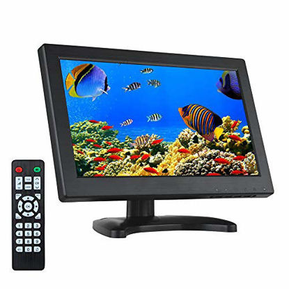 Picture of Eyoyo 12 Inch 16:9 Mini TFT LCD HDMI HD Monitor Screen 1366x768 Resolution with HDMI VGA BNC AV Input for PC Display