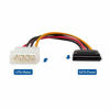 Picture of Cable Matters 3-Pack 4 Pin Molex to SATA Power Cable (SATA to Molex) - 6 Inches