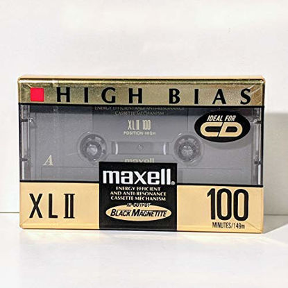 Picture of Maxell High Bias XLII 100 Minutes Blank Audio Cassette Tape (100 Minutes)