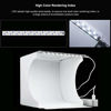 Picture of Mini Photo Studio Box, PULUZ 20cm Portable Photography Shooting Light Tent Kit, White Folding Lighting Softbox with 20 LED Lights + 6 Backdrops for Product Display